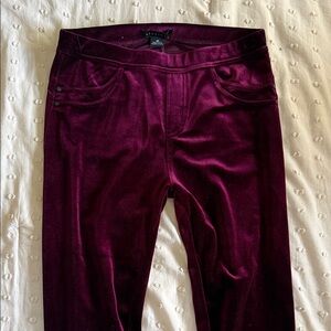 Sanctuary Burgundy Velvet Pants
